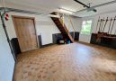Treppe zum Zimmer über der Garage