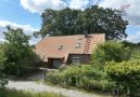 seitliche Ansicht mit Garage