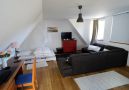 Wohnzimmer in der Einliegerwohnung
